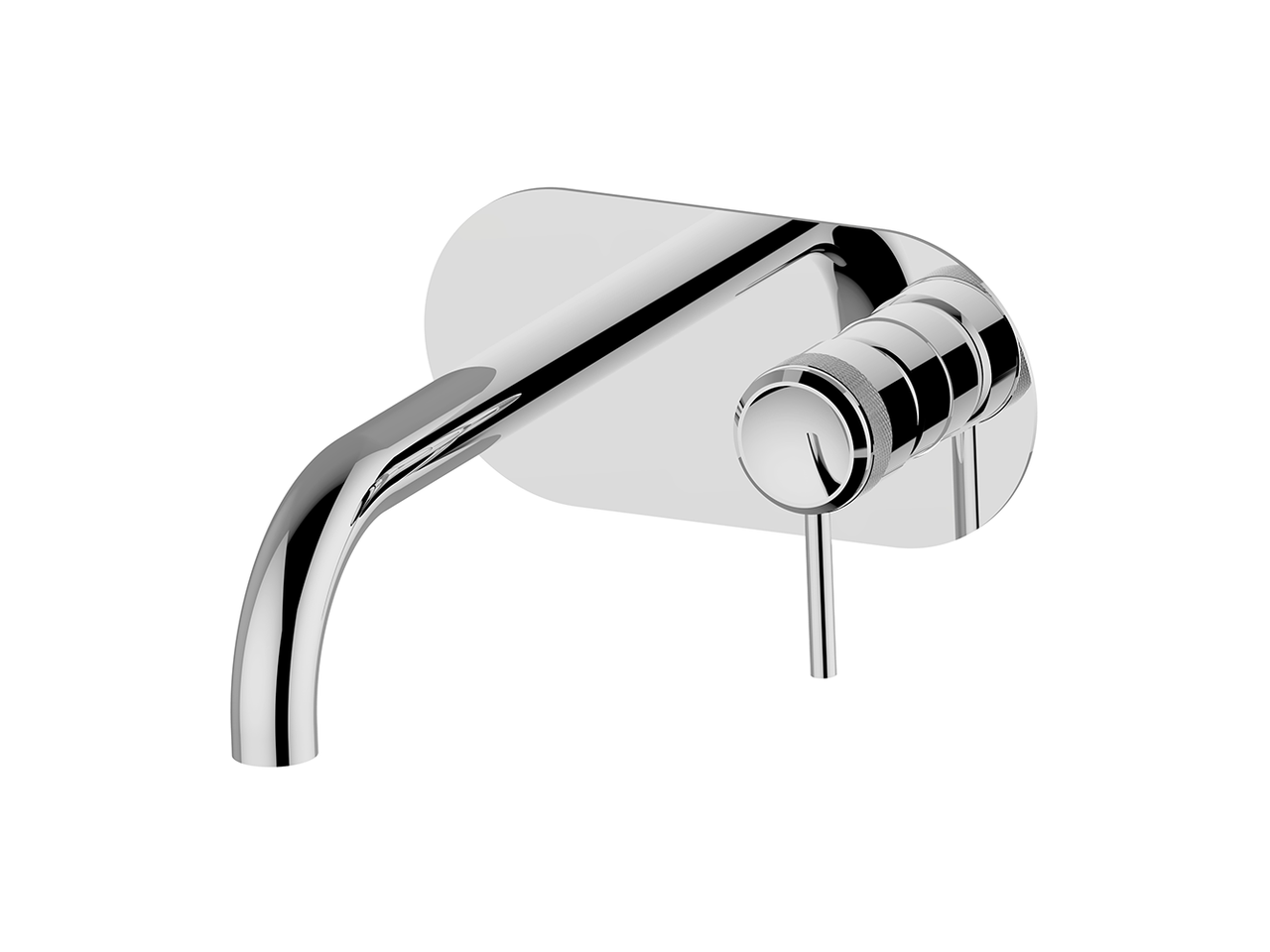 Parte esterna monocomando lavabo a parete CHRONOS_CR00551B - v1