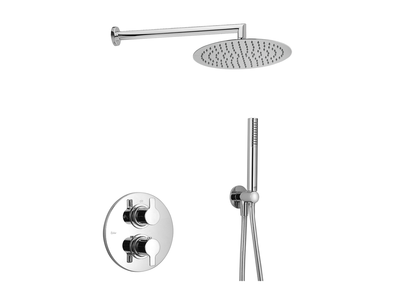 Kit completo miscelatore termostatico doc. incasso H2_H20KT010 - v1