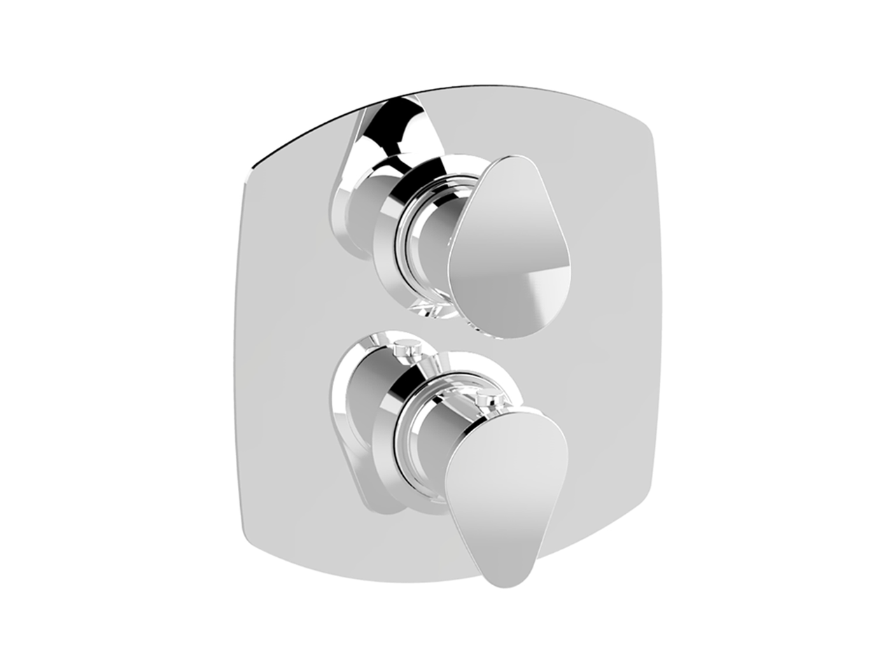 Parte esterna termostatico doccia incasso 3 uscite HARLOCK_HC018200 - v1