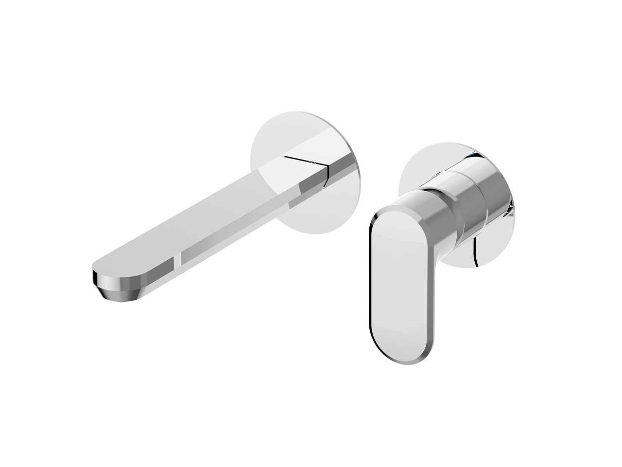 Parte esterna monocomando lavabo a parete LEVITY_LY005516 - v1