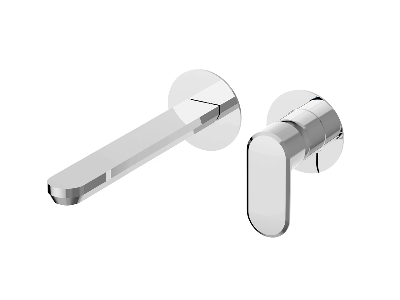 HuberParte esterna monocomando lavabo a parete LEVITY_LY005517